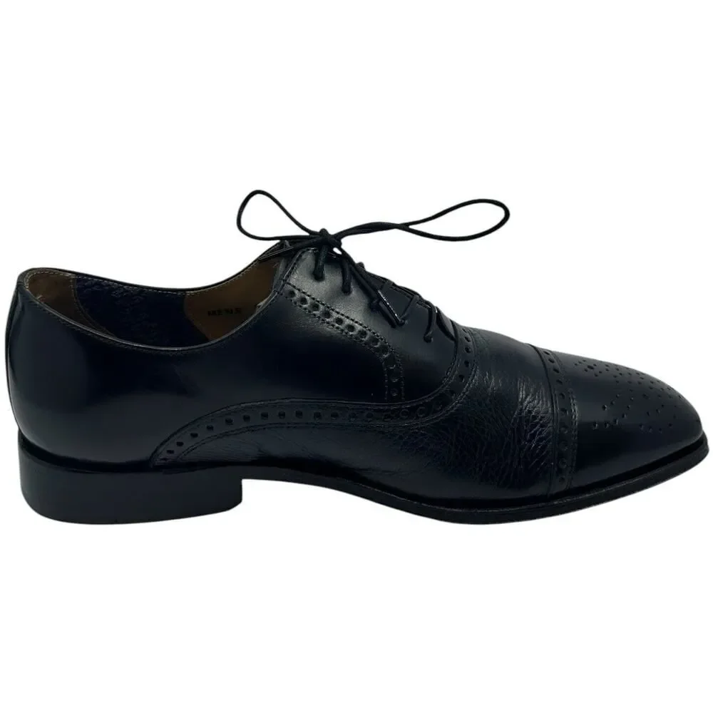 Florsheim Imperial Bio Comfort Mens Shoes Black Leather Oxfords 10D 12031 Preown